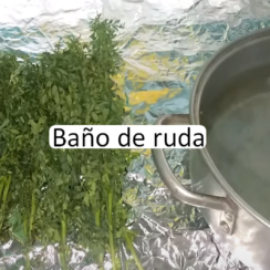 Baño de ruda